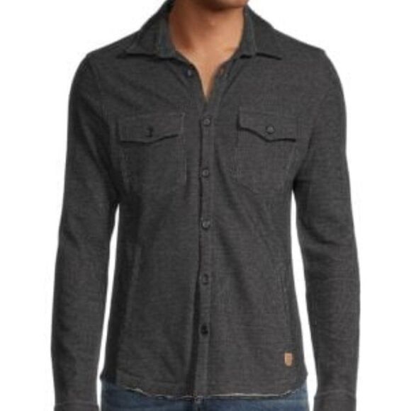 RNT23 Lightweight Shirt Jacket Black Large - Picture 1 of 3